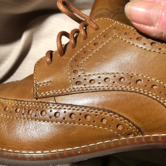Rockport Men brown lace-up leather shoes, 8.5 main image 6